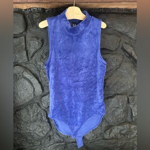 Gap velvet bodysuit